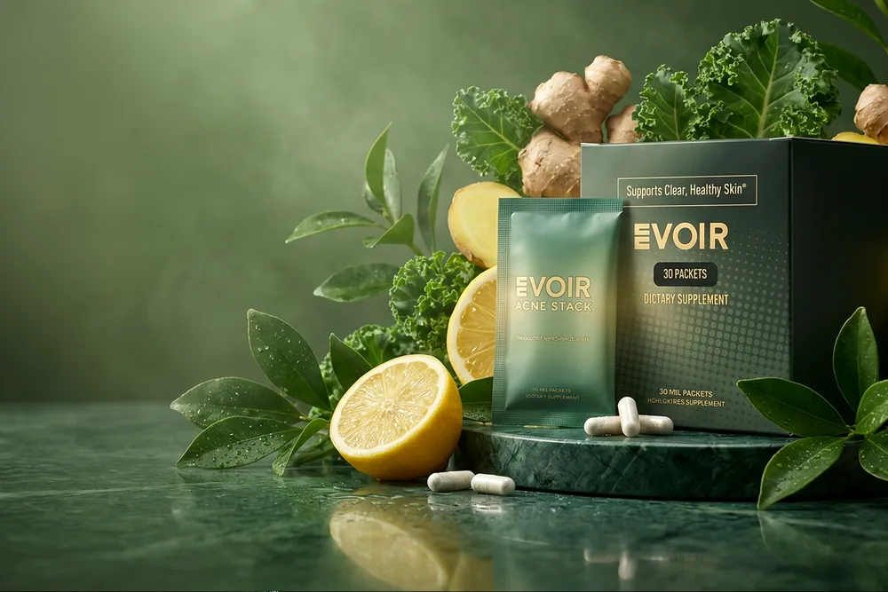 EVOIR supplement packs and sachets